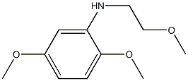 2,5-dimethoxy-N-(2-methoxyethyl)aniline Struktur