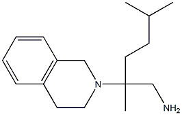 2,5-dimethyl-2-(1,2,3,4-tetrahydroisoquinolin-2-yl)hexan-1-amine Struktur