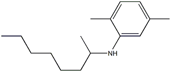 2,5-dimethyl-N-(octan-2-yl)aniline Struktur