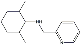 2,6-dimethyl-N-(pyridin-2-ylmethyl)cyclohexan-1-amine Struktur