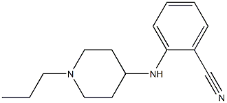 2-[(1-propylpiperidin-4-yl)amino]benzonitrile Struktur