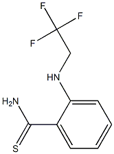 2-[(2,2,2-trifluoroethyl)amino]benzene-1-carbothioamide Struktur