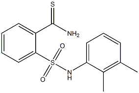 2-[(2,3-dimethylphenyl)sulfamoyl]benzene-1-carbothioamide Struktur