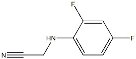 2-[(2,4-difluorophenyl)amino]acetonitrile Struktur