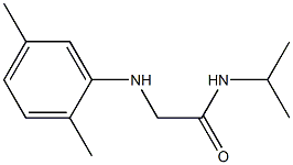 2-[(2,5-dimethylphenyl)amino]-N-(propan-2-yl)acetamide Struktur