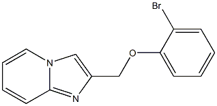 2-[(2-bromophenoxy)methyl]imidazo[1,2-a]pyridine Struktur