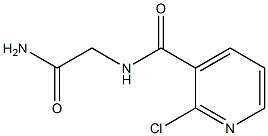 2-[(2-chloropyridin-3-yl)formamido]acetamide Struktur