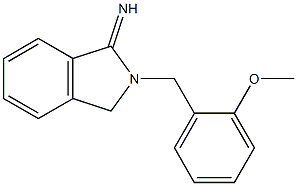 2-[(2-methoxyphenyl)methyl]-2,3-dihydro-1H-isoindol-1-imine Struktur