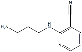 2-[(3-aminopropyl)amino]nicotinonitrile Struktur