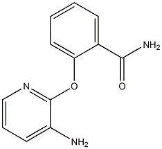 2-[(3-aminopyridin-2-yl)oxy]benzamide Struktur