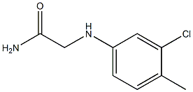 2-[(3-chloro-4-methylphenyl)amino]acetamide Struktur