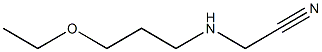 2-[(3-ethoxypropyl)amino]acetonitrile Struktur