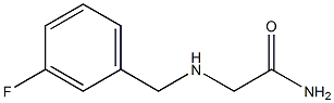 2-[(3-fluorobenzyl)amino]acetamide Struktur