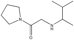 2-[(3-methylbutan-2-yl)amino]-1-(pyrrolidin-1-yl)ethan-1-one Struktur