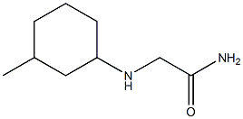 2-[(3-methylcyclohexyl)amino]acetamide Struktur