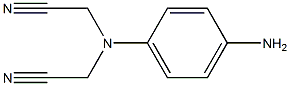 2-[(4-aminophenyl)(cyanomethyl)amino]acetonitrile Struktur