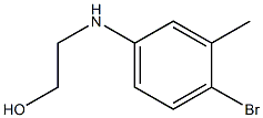 2-[(4-bromo-3-methylphenyl)amino]ethan-1-ol Struktur