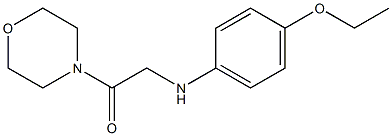 2-[(4-ethoxyphenyl)amino]-1-(morpholin-4-yl)ethan-1-one Struktur