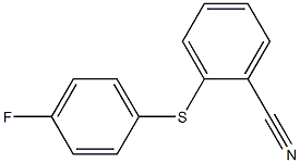 2-[(4-fluorophenyl)sulfanyl]benzonitrile Struktur