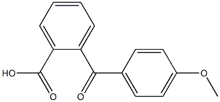 2-[(4-methoxyphenyl)carbonyl]benzoic acid Struktur