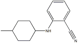 2-[(4-methylcyclohexyl)amino]benzonitrile Struktur