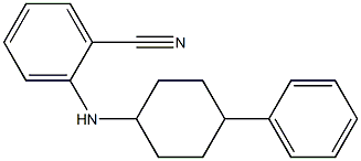 2-[(4-phenylcyclohexyl)amino]benzonitrile Struktur