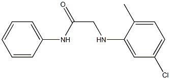 2-[(5-chloro-2-methylphenyl)amino]-N-phenylacetamide Struktur