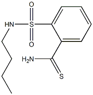 2-[(butylamino)sulfonyl]benzenecarbothioamide Struktur