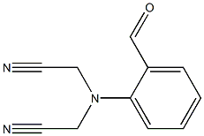 2-[(cyanomethyl)(2-formylphenyl)amino]acetonitrile Struktur