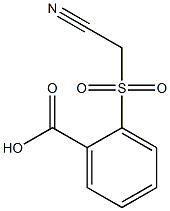 2-[(cyanomethyl)sulfonyl]benzoic acid Struktur