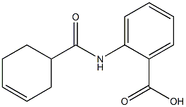 2-[(cyclohex-3-en-1-ylcarbonyl)amino]benzoic acid Struktur