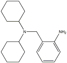 2-[(dicyclohexylamino)methyl]aniline Struktur