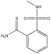 2-[(methylamino)sulfonyl]benzenecarbothioamide Struktur