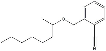 2-[(octan-2-yloxy)methyl]benzonitrile Struktur