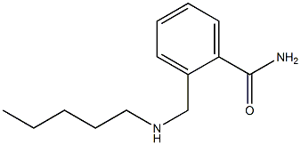 2-[(pentylamino)methyl]benzamide Struktur