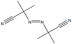 2-[2-(1-cyano-1-methylethyl)diazen-1-yl]-2-methylpropanenitrile Struktur