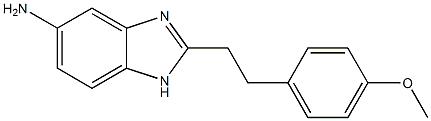 2-[2-(4-methoxyphenyl)ethyl]-1H-benzimidazol-5-amine Struktur