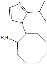 2-[2-(propan-2-yl)-1H-imidazol-1-yl]cyclooctan-1-amine Struktur