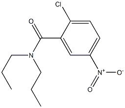 2-chloro-5-nitro-N,N-dipropylbenzamide Struktur