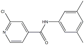 2-chloro-N-(3,5-dimethylphenyl)pyridine-4-carboxamide Struktur