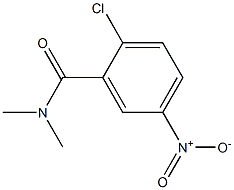 2-chloro-N,N-dimethyl-5-nitrobenzamide Struktur