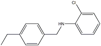 2-chloro-N-[(4-ethylphenyl)methyl]aniline Struktur