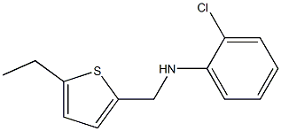 2-chloro-N-[(5-ethylthiophen-2-yl)methyl]aniline Struktur