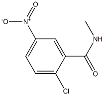 2-chloro-N-methyl-5-nitrobenzamide Struktur