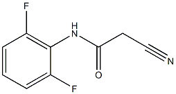 2-cyano-N-(2,6-difluorophenyl)acetamide Struktur