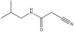 2-cyano-N-(2-methylpropyl)acetamide Struktur