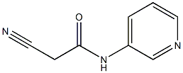 2-cyano-N-pyridin-3-ylacetamide Struktur