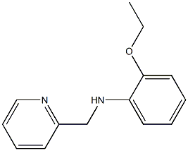 2-ethoxy-N-(pyridin-2-ylmethyl)aniline Struktur