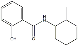 2-hydroxy-N-(2-methylcyclohexyl)benzamide Struktur