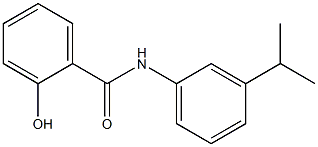 2-hydroxy-N-[3-(propan-2-yl)phenyl]benzamide Struktur